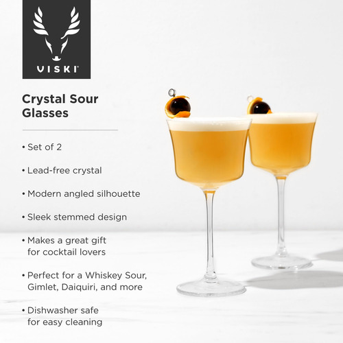 Viski Raye Sour Gafas, Gafas Agrias De Whisky, Gafas De Con