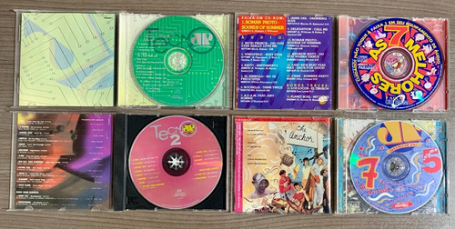 Pacote Com 4 Cds Originais - As 7 Melhores Jp E Tecno Pan