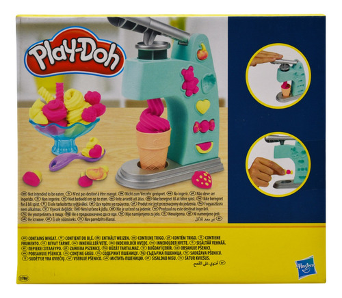 Mini Máquina De Helados Play Doh Mini Classic Ice Cream Colorido