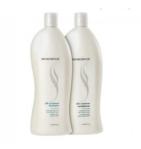 Kit Senscience Silk Moisture Shampoo E Condicionador 1 Litro