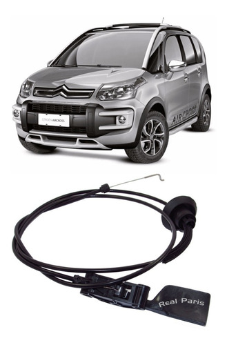 Imagem 2 de 5 de Cabo Abertura Capo + Alavanca Citroen C3 Aircross C3 Picasso