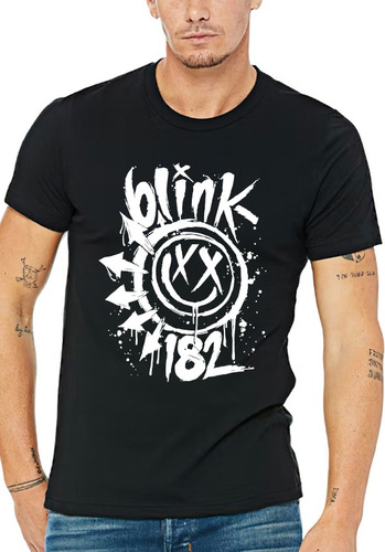 Poleras Con Diseño Blink182 Logo