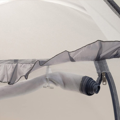 Carpa De Mosquitera Desmontable Con Fondo Para Cama Individu