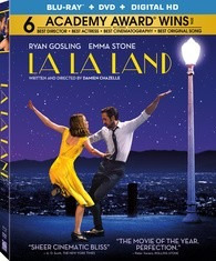 Blu Ray La La Land Dvd Oscar R Gosling E Stone 