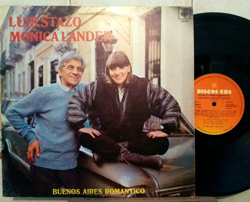Luis Stazo / Monica Lander - Buenos Aires Romántico Lp Tango