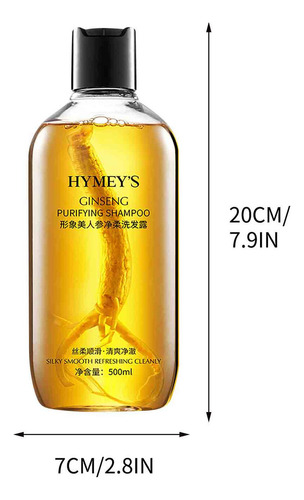 Shampoo De Extrato De Ginseng Para Anti-queda De Cabelo Sham