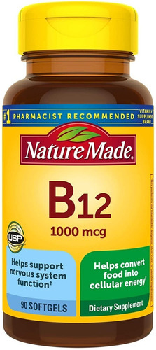 Vitamina B12 Nature Made 90 Softgel