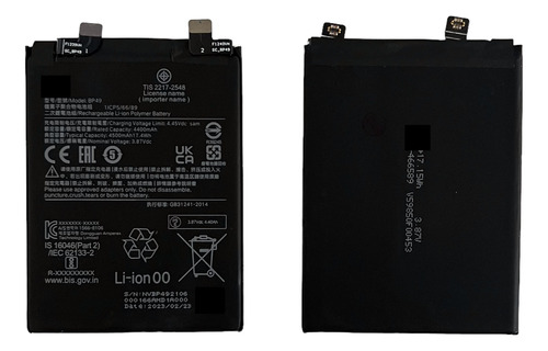 Bateria Compatible Con Xiaomi Poco F4 22021211rg Bp49