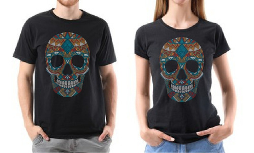 2 Playeras Para Festividad Dia De Muertos Calaveritas