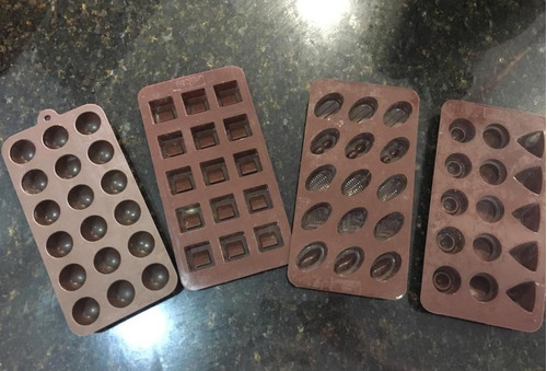 Moldes Para Bombones Chocolates De Silicon 