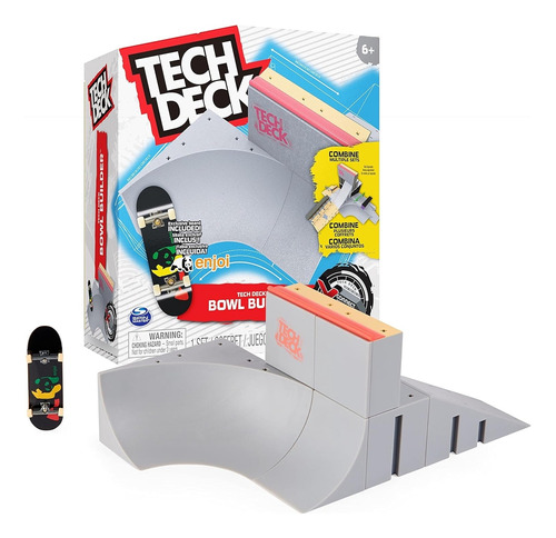 Tech Deck Pista Rampa Bowl Builder X-connect Park + Patineta