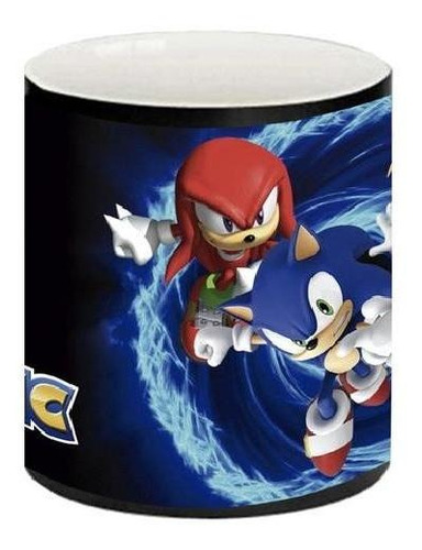 Taza Mágica De Sonic Para Té O Café