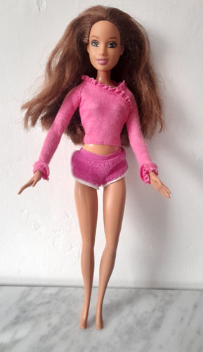 Barbie Morena En Pijama (Usado)