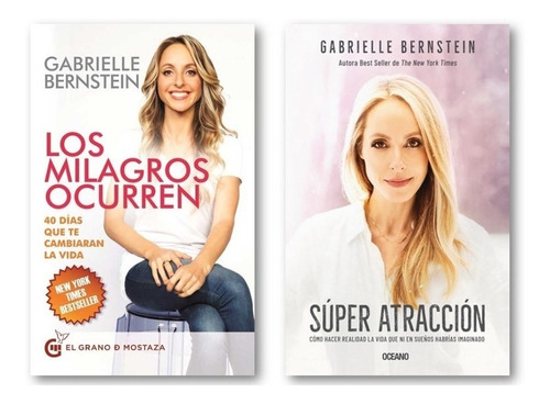 2 Libros Gabrielle Bernstein Milagros Super Atraccion