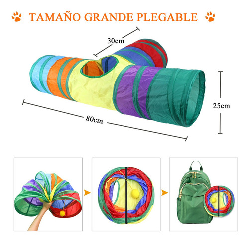 22 Peças De Brinquedos Para Gatos De Estimação Túnel Para