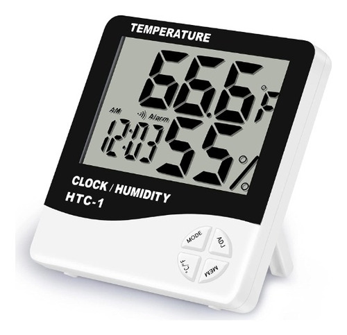 Higrotermómetro Digital Reloj Y Alarma Htc-1 Techno Sense