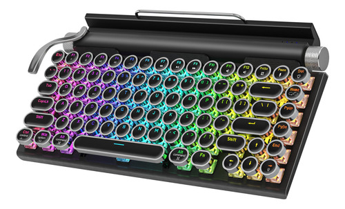 Teclado Mecánico Inalámbrico Taiahiro Retro De 83 Teclas