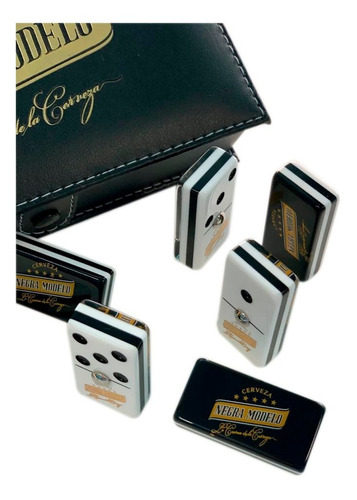 Domino Profesional Negra Modelo + Portavasos Galas # 6