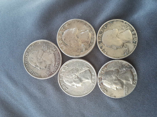 Imagen 2 de 2 de Monedas Antiguas Del Año 1978, 1982, 1988, 1994, Y Del 2004