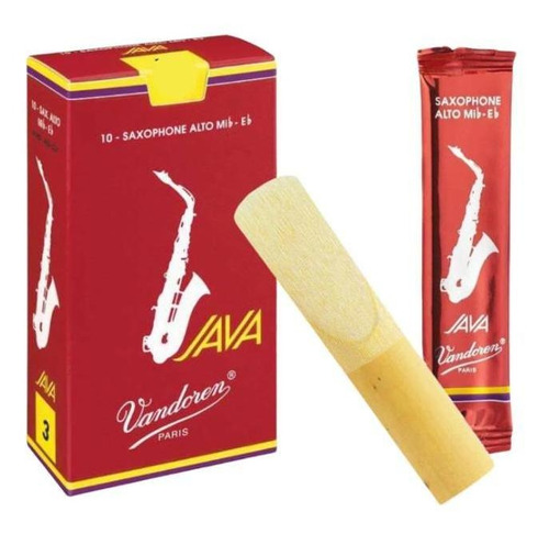 Palheta Java Red Cut P/Sax Alto N.2,5 SR2625r Vandoren