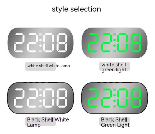Reloj Despertador Digital Electrónico Led Para Estudiantes.