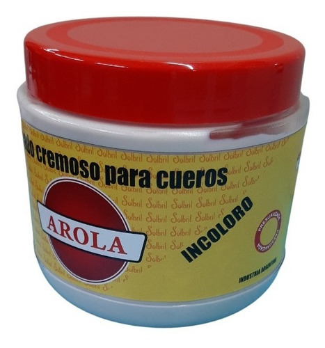 Crema Para Cueros Arola X 500g