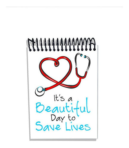 Imagem 1 de 2 de Caderneta Greys Anathomy Save Lives Seriado Serie