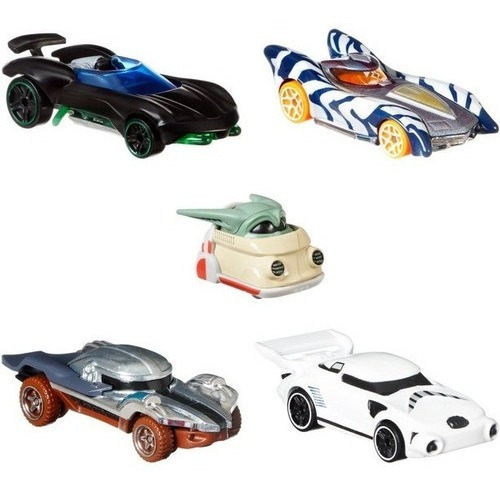 Hot Wheels Set Autos Metalicos Star Wars 1:64 Originales