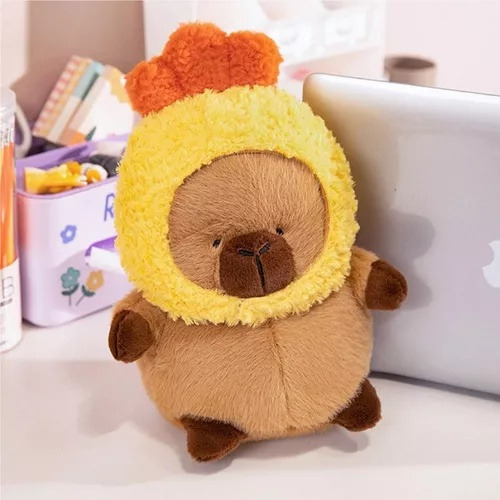 Peluche Capibara Animal Capybara Niños Con 7 Accesorios.sl1