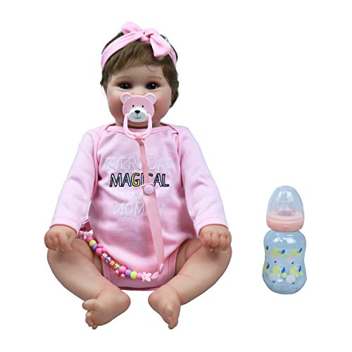Reborn Baby Dolls Girl, 18  Realistic Newborn Baby Doll...