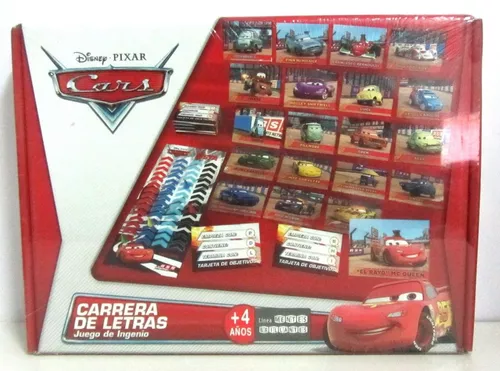 Carrera De Letras - Cars Original Juego De Ingenio Disney