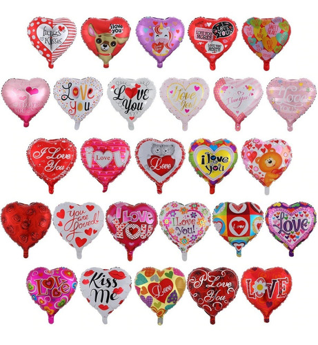 Globos Amor, Amistad, Feliz Día Enamorados Te Quiero Madres