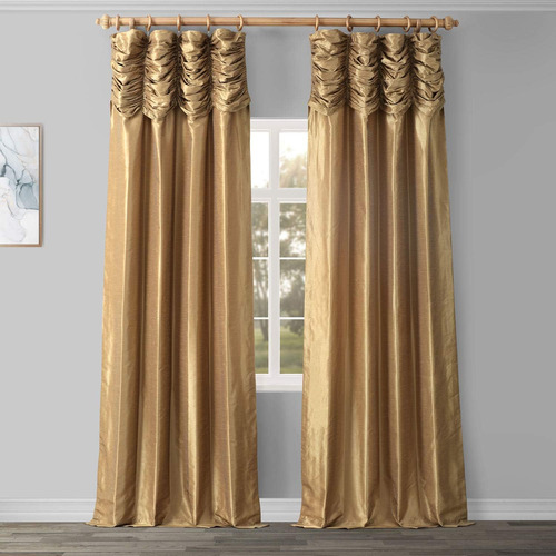 Hpd Half Price Drapes Cortinas Fruncidas De Seda Dupioni Sin