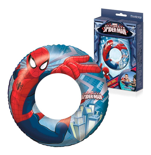 Salvavidas Flotador Niños Spiderman 50cm Bestway 98003
