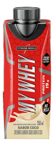 My Whey 250ml - Proteína Pronta, Zero Lactose-integralmédica Sabor Coco