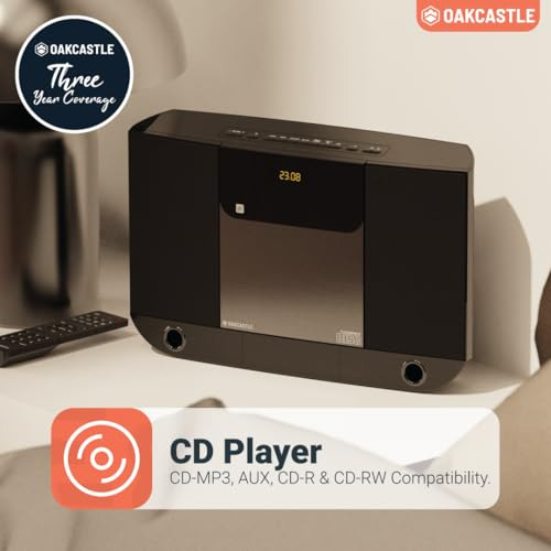 Sistema Compacto De Som Para Casa Com Bluetooth, Cd Player M