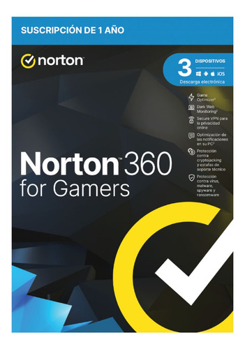 Norton 360 Para Gamers - 3 Dispositivos