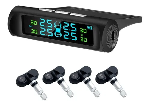 Sensor Tpms Solar Interno Medidor Presión Neumáticos Autos