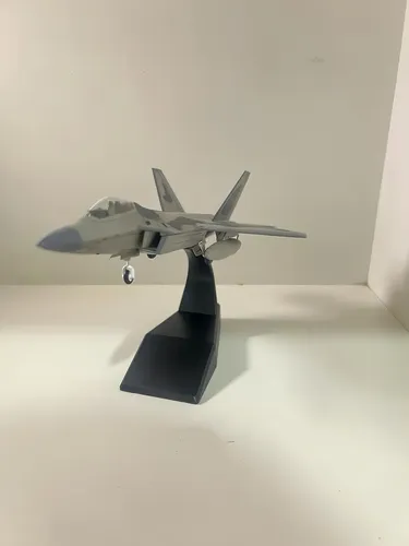 Miniatura Avião F-22 Raptor 1:100 Dangos Diecast 19cm | Frete grátis