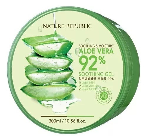 Aloe Vera Nature Republic Gel Calmante,hidratante 92%300 Ml