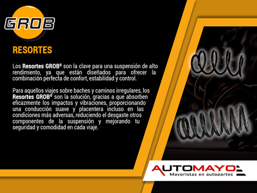 Dos Resortes Suspensión Traseros Grob C10 Suburban 67-72