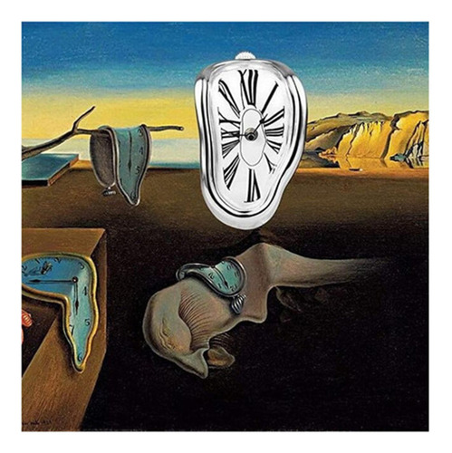 A Reloj Derretido El Salvador Dalí Reloj Plata