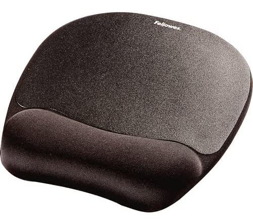 Mouse Pad Con Reposa Munecas Espuma Negra 9.25 X 7.94  