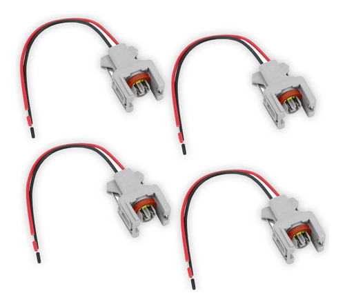 Pack 4 Conector Auto Inyectors De Combustible Diesel Enchufe