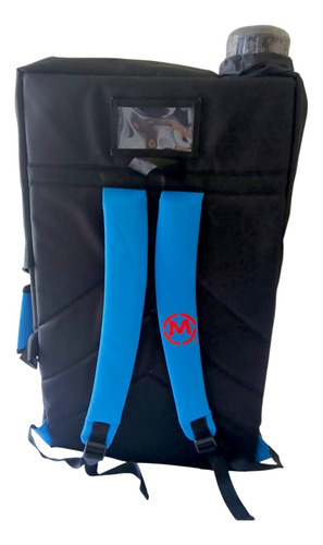 Mochila Para Arco Recurvo Tubo Porta Flechas Mendoza Azul Azul Ambidiestro