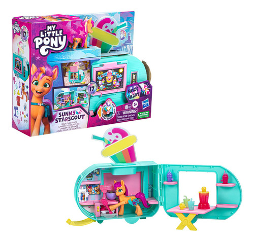 Set de juego My Little Pony Food Truck De Smoothie Sunny Starscout Hasbro