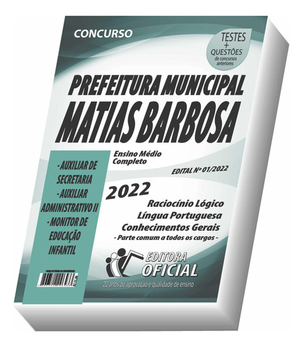 Apostila Matias Barbosa - Mg - Nível Médio - Parte Comum