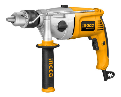 Taladro 16mm Ingco Percutor Id211002 1100w2 Vel Mec Indus Ma Color Amarillo Frecuencia 50 Hz/60 Hz