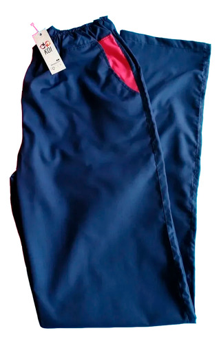 Ambo Médico Uniforme Sanitario Ume Combinados / Ambos Koi Chaqueta Fucsia Con Azul Marino / Pantalon Azul Marino Con Fucsia M