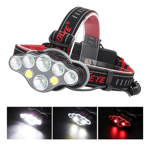 Linterna Frontal Led Con Luz Roja Linterna Frontal Led